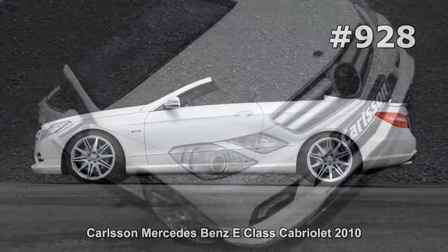 #928. Carlsson Mercedes Benz E Class Cabriolet 2010 (Концепт и тюнинг) смотреть онлайн