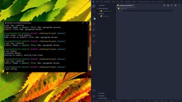Git 09 - Viajando en el tiempo - git reflog ??? смотреть онлайн