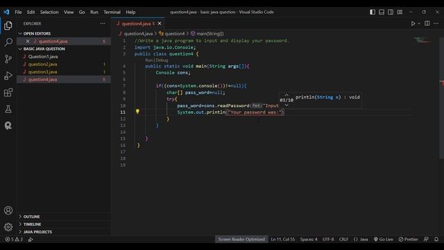 Display your password with java program смотреть онлайн