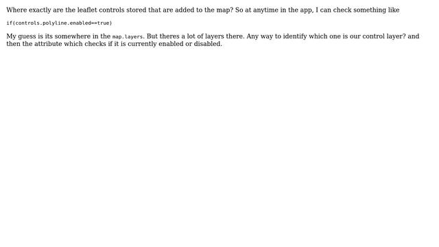 GIS: Checking if a specific leaflet.draw control is enabled? смотреть онлайн