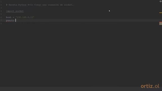 Videoreceta Python No. 9-1: Crear una Conexión Socket смотреть онлайн