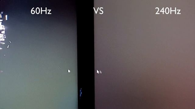 240Hz vs 60Hz Gaming Monitor смотреть онлайн