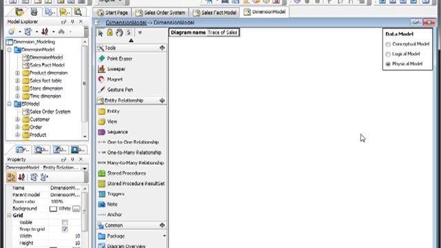 Perform Dimension Modeling with Visual Paradigm
