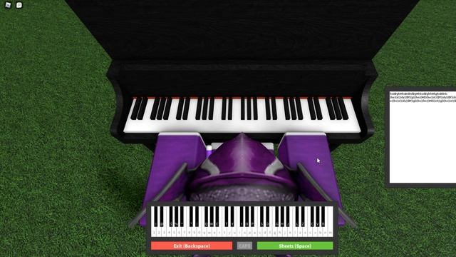 playing the mimic song on a roblox piano смотреть онлайн