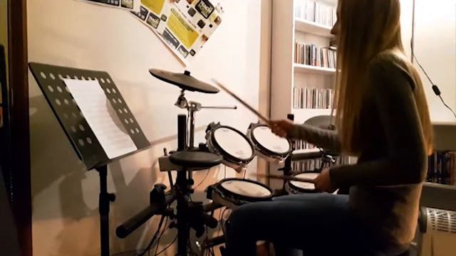 Megan Palmer Covers "Holding My Breath" on drums! смотреть онлайн