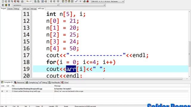 Enter Value in array using loop In C++(Urdu/Hinid) | C++ Tutorial for Beginners - 60 смотреть онлайн