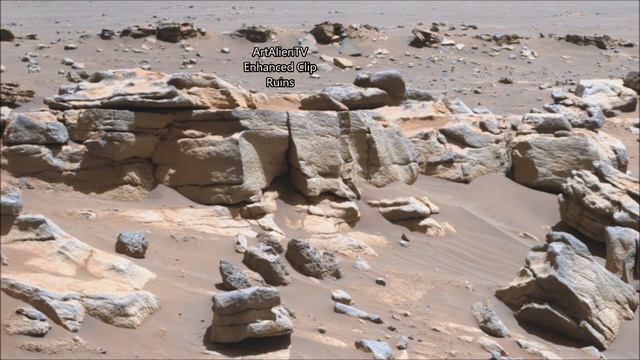 MARS Marine Reptile. Gargoyle and Ruins by Perseverance. ArtAlienTV смотреть онлайн