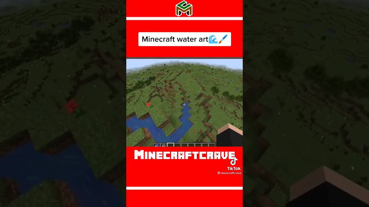 Minecraft Water art | #shorts 4 смотреть онлайн