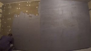 ШТУКАТУРКА И ШУМОИЗОЛЯЦИЯ СТЕН ЗА 6 мин.