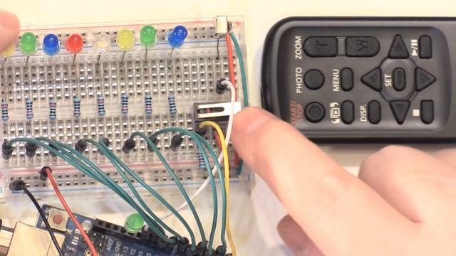 v.03 Arduino IR remote control EEPROM Управление любым ИК пультом,(программируем на лету) смотреть онлайн