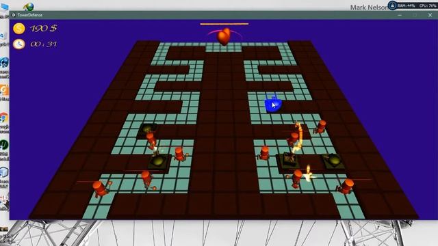 Demo game Tower Defense đơn giản viết bằng Unity. смотреть онлайн
