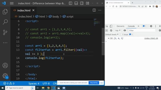 Difference between Map & Filter Functions | JavaScript Tutorials in Hindi | Interview Question #7 смотреть онлайн