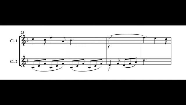 Easy Clarinet Duet: "O Holy Night" смотреть онлайн
