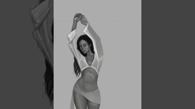 Digital painting | By the beach | Krita 5 Speedpaint смотреть онлайн
