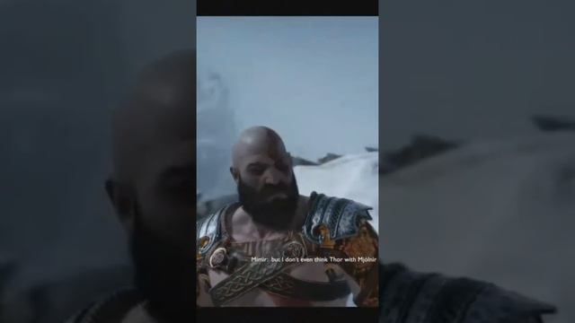 Kratos thinks thor is a fool - God of War смотреть онлайн