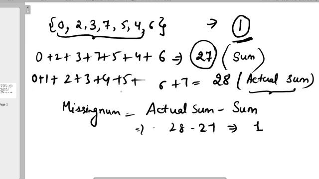 Missing Number | LeetCode problem 268 смотреть онлайн