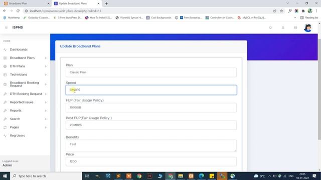Internet Service Provider Management System Using PHP and MySQL Last Updated 27 August 2022 | PHP смотреть онлайн