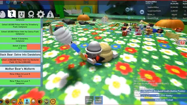 Roblox. Bee Swarm Simulator. Симулятор пчелиного роя! 28 пчёл в улии!!! смотреть онлайн