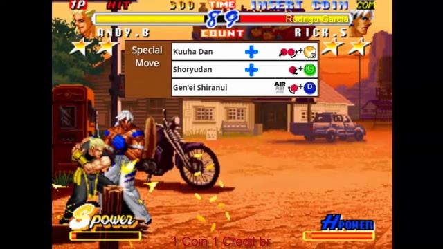 R.B.2 Strategy guide Andy Bogard - Real Bout Fatal Fury 2: The Newcomers アンディ・ボガード смотреть онлайн