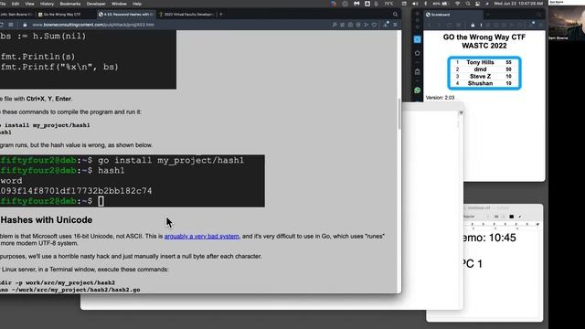 Password Hashes with Go смотреть онлайн