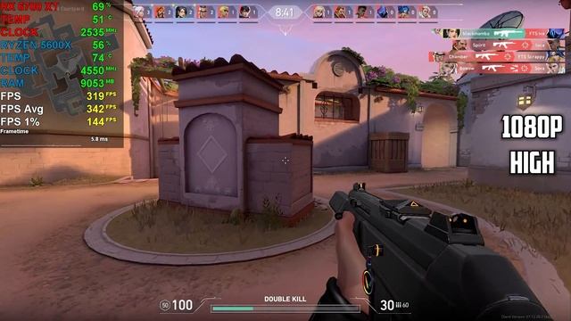 VALORANT | RX 6700 XT | Ryzen 5 5600x | 1080p High - Low Settings смотреть онлайн