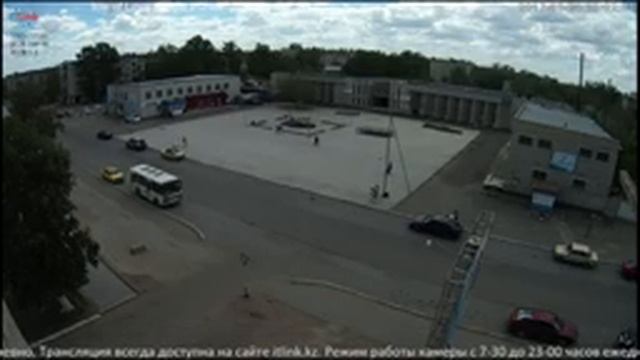 Прямая трансляция Площадь Октябрь г.Курчатов, ВКО, Казахстан смотреть онлайн