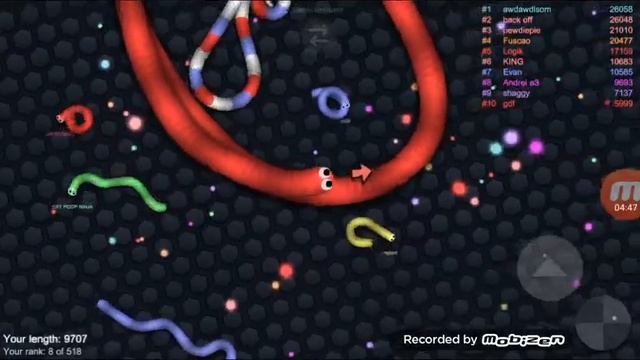 Самый невидимый скин в slither.io смотреть онлайн