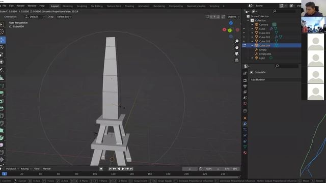 Урок 4. Эйфелева башня. Изучаем модификатор Mirror смотреть онлайн