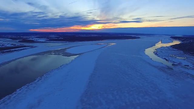 Ледоход на реке Печора пока не наблюдается… смотреть онлайн
