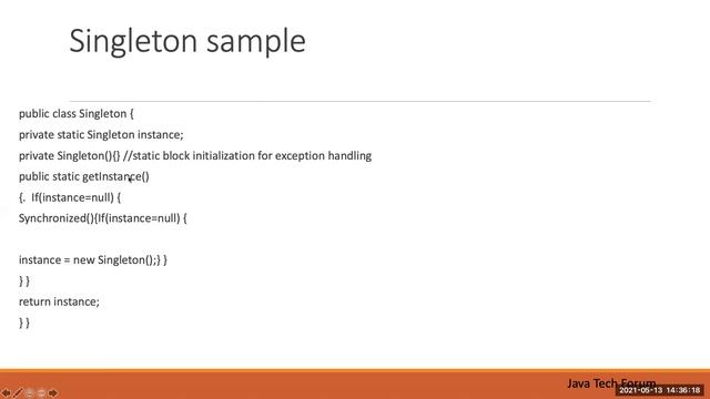 Singleton Design pattern and How to break singleton design pattern смотреть онлайн