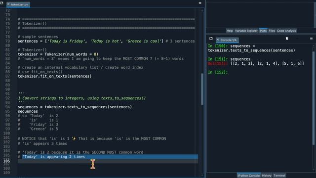 #Python | from tensorflow.keras.preprocessing.text import Tokenizer | #Tokenization #tensorflow смотреть онлайн