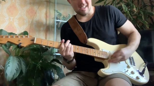 Fender Stratocaster 1997’ Fender Super 112 amp. смотреть онлайн