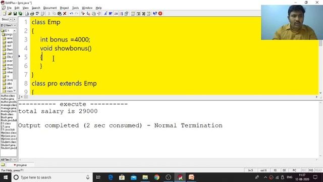 Basics of Inheritence смотреть онлайн