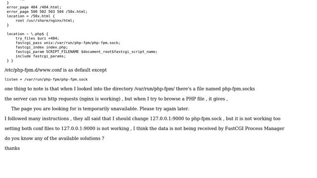 Unix & Linux: PHP 5.4 ON CENTOS 7 , NGINX , page not found error смотреть онлайн