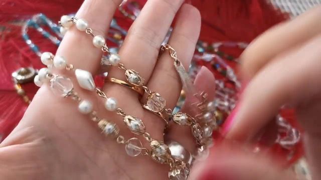 НАХОДКИ БИЖУТЕРИИ ИЗ СЕКОНД ХЕНД #бусы #мурано#бижутерия #Шерман #винтаж #fyp #vintagejewelry