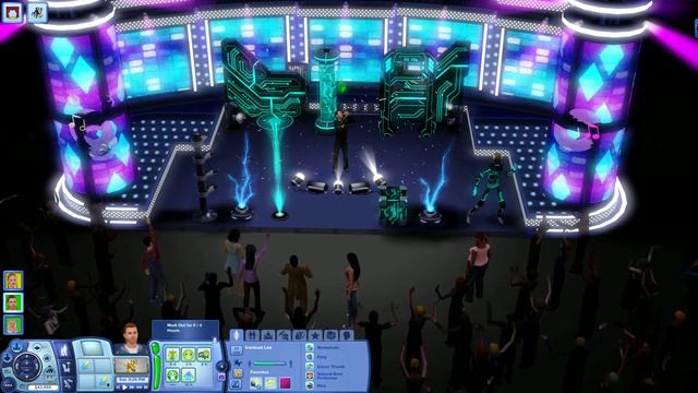 The Sims 3 Showtime Expansion Vocal Legend's Cconcert in Big Show Venue HD смотреть онлайн