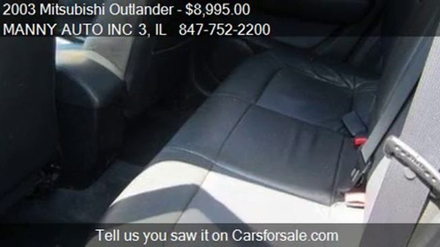 2003 Mitsubishi Outlander XLS AWD - for sale in Grayslake, I смотреть онлайн