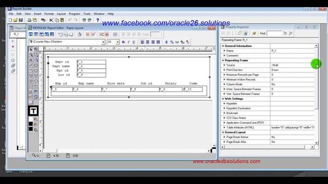 Oracle Reports | How To Develop Master-Details Reports Manually R-10 смотреть онлайн