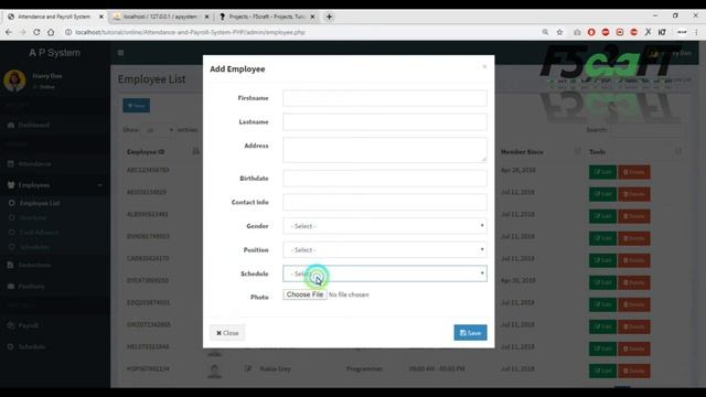 FREE DOWNLOAD ATTENDANCE AND PAYROLL SYSTEM IN PHP WITH SOURCE CODE | Tamil | F5Craft смотреть онлайн