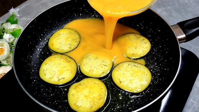 Готовим отличный омлет из баклажанов! Cooking an excellent eggplant omelette смотреть онлайн