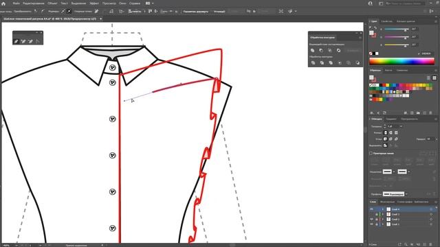 Дизайн одежды |Технический рисунок одежды| платье драпировка | Adobe Illustrator 2021|100 эскизов#5 смотреть онлайн