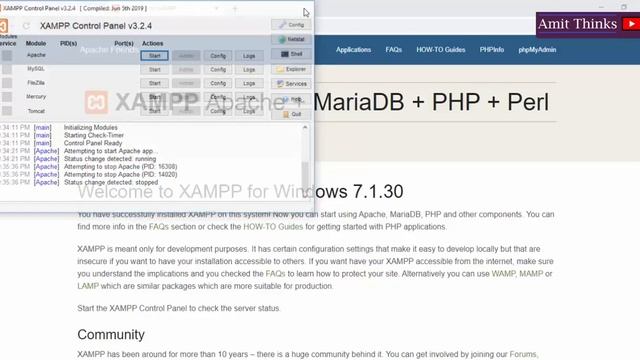 How to create database in XAMPP MySQL/ MariaDB (2020) смотреть онлайн