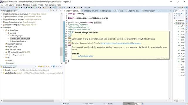 What is Project Lombok in Java? | How to use Project Lombok in Eclipse смотреть онлайн