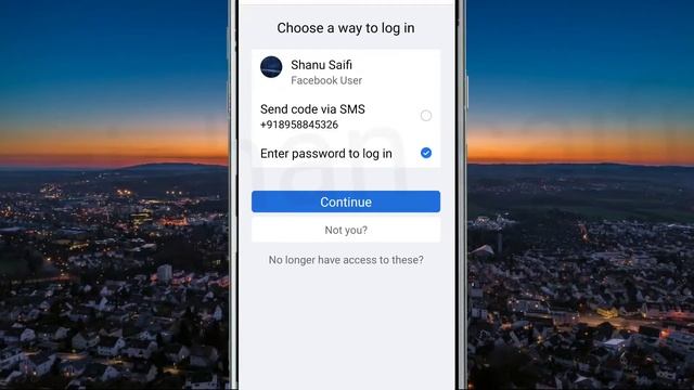 Facebook Fix Choose a way to log in problem solve in Facebook Recover Account смотреть онлайн