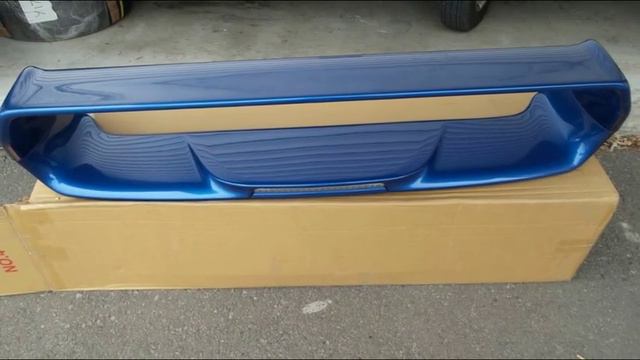 Subaru Impreza WRX STI Trunk Spoiler/Rear spoiler wing смотреть онлайн