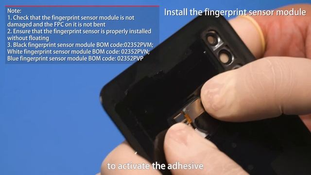 HUAWEI nova 4e & HUAWEI P30 Lite Marie Replace the rear camera lens and fingerprint sensor module смотреть онлайн