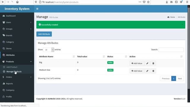 Inventory Management System PHP MySql смотреть онлайн