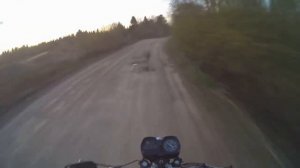 ОПАСНАЯ ПОГОНЯ ОТ ДПС НА МОТОЦИКЛЕ ИЖ!!