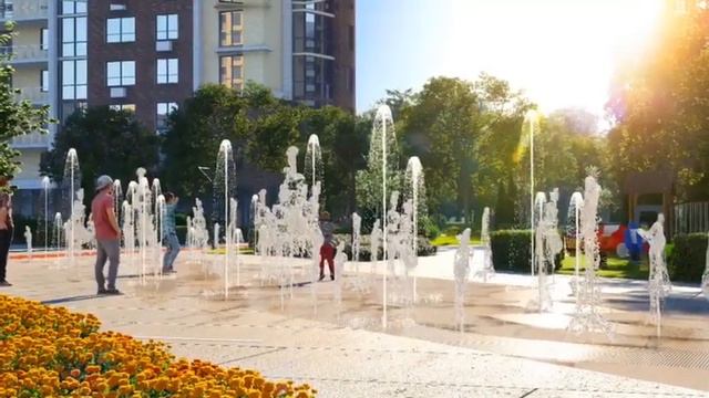 фонтан в ЖК Центральный смотреть онлайн