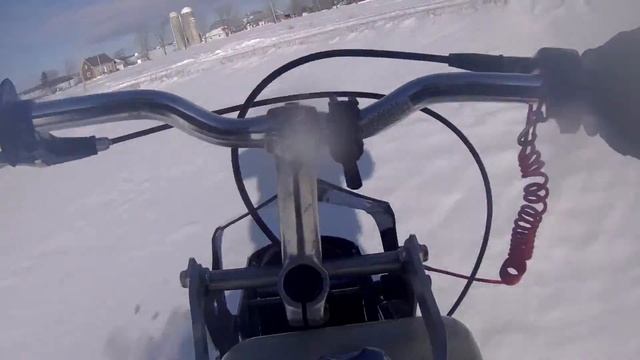 Video du teste prototype Snowbike gx 200 honda смотреть онлайн